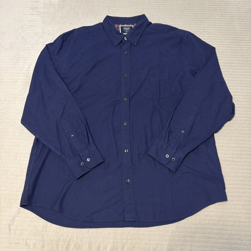 Charles Tyrwhitt Dress Shirt Non Iron classic Fit Heavy Cotton Men's Sz. 2XL